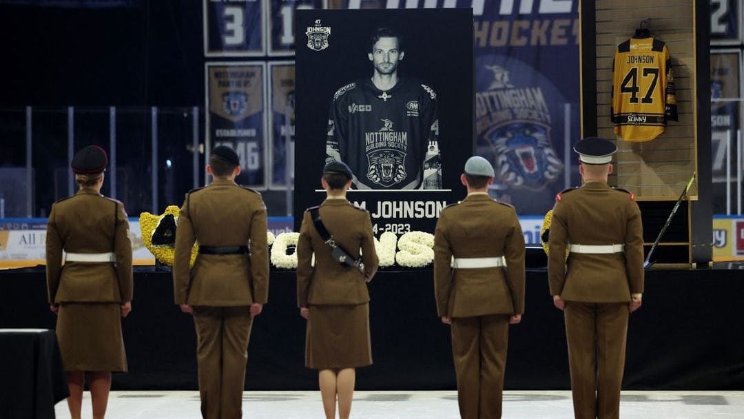 Man arrested on suspicion of manslaughter after ice hockey player